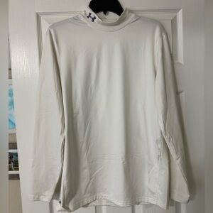 Under Armor Long Sleeve Turtle Neck, White